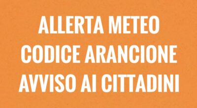 ALLERTA METEO, AVVISO AI CITTADINI