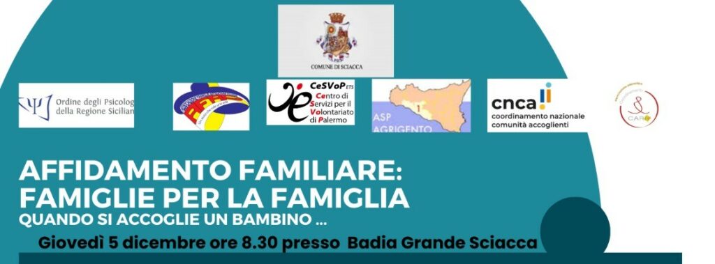 L’ affido familiare e il volontariato, un convegno e un open day