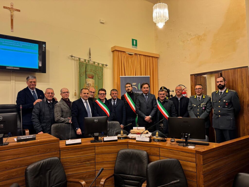 Il GENERALE VICANOLO Cittadino ONORARIO di SCIACCA