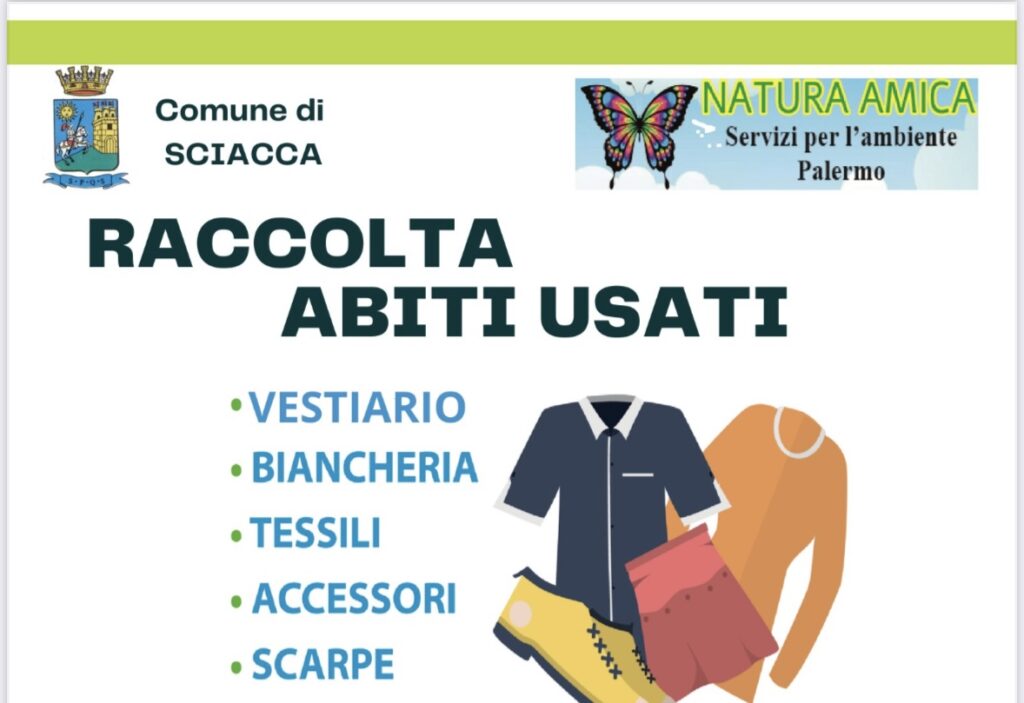 Servizio per la raccolta di abiti usati anche con ecobus